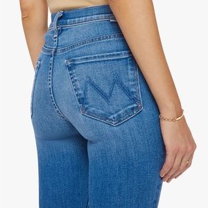 MOTHER High-waisted cropped jeans